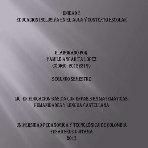 Unidad 1 - Educación Inclusiva y diversidad en el aula.pptx.pdf