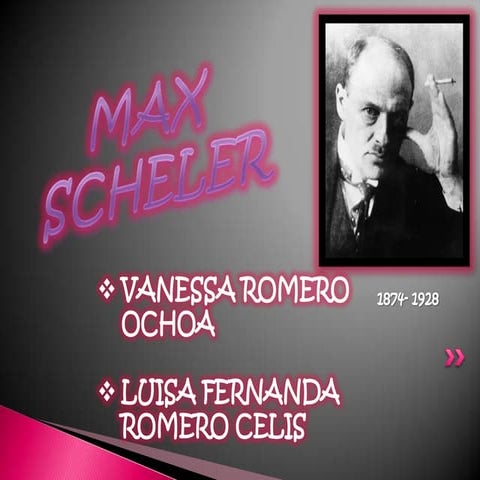 Max scheler | DOCX