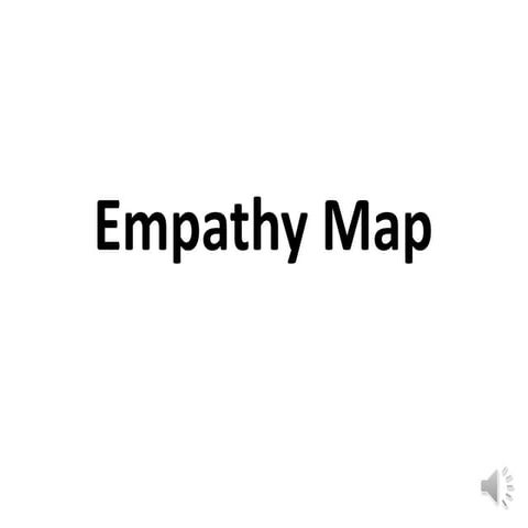 Empathy Map and Problem Statement | PPTX