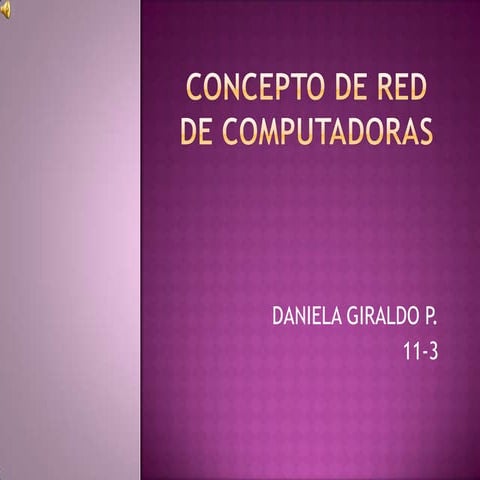 RED DE COMPUTADORAS
