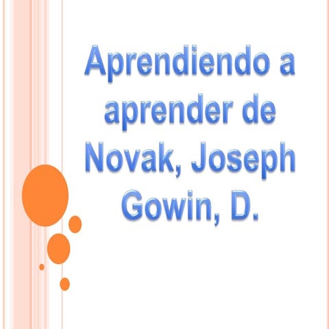 Aprendiendo a aprender - Presentación Power Point