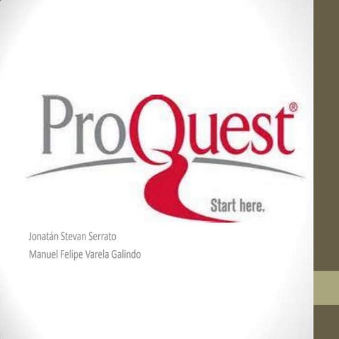 ProQuest | PPTX