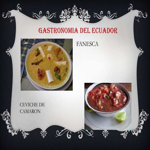 gastronomía del ecuador