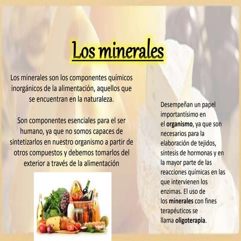 minerales