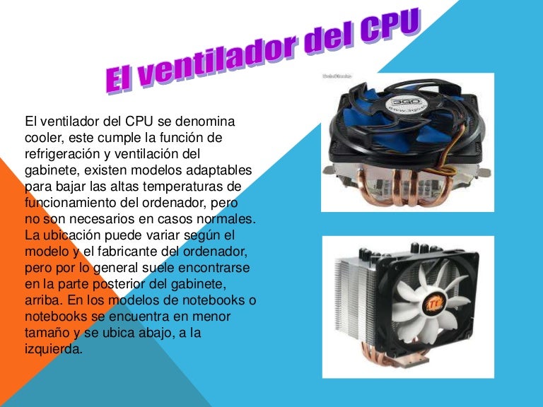 ventiladores de cpu