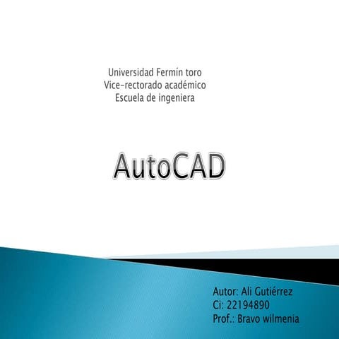 AutoCAD Herramientas
