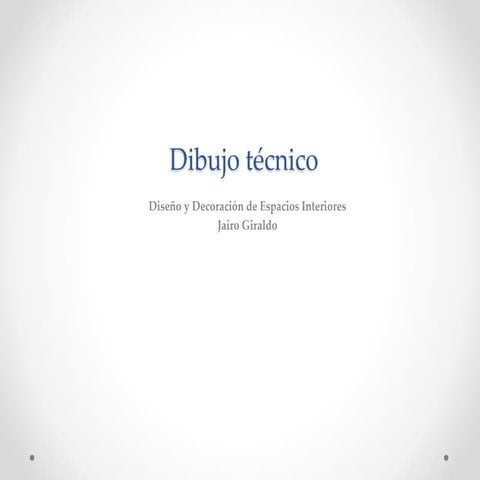 DIBUJO TÉCNICO