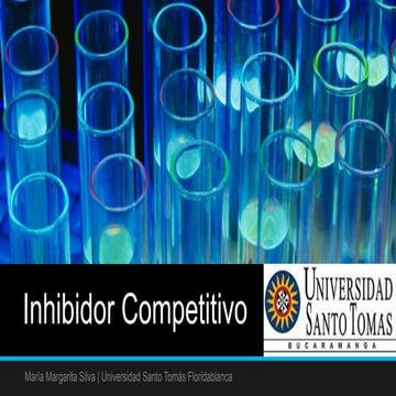 Inhibidor Enzimático Competitivo | PPTX | Endocrine and Metabolic