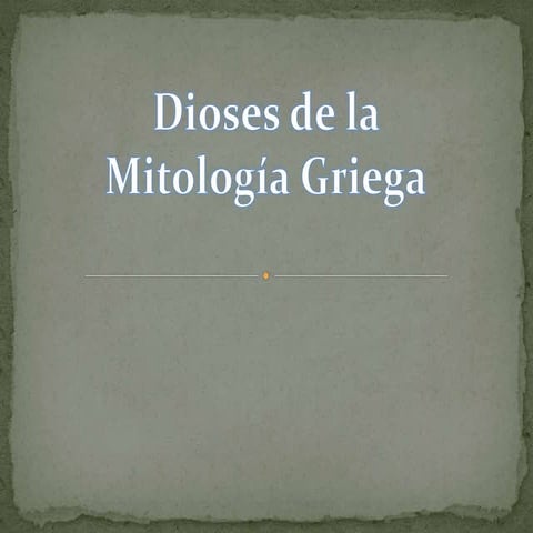 Dioses Griegos