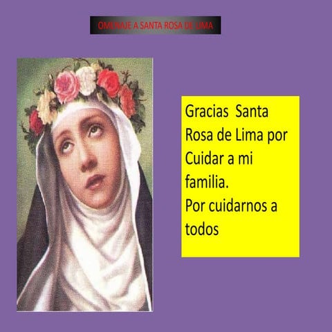 Santa Rosa de lima | PPTX