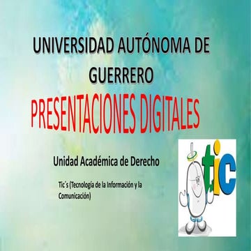 PRESENTACIÓN DIGITAL