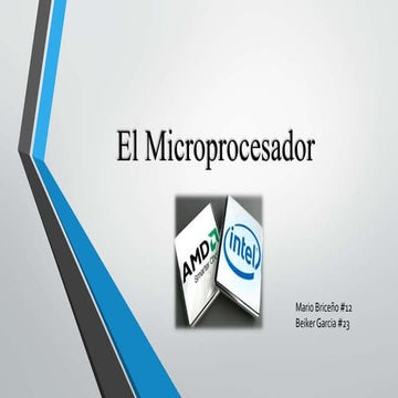 EL MICROPROCESADOR