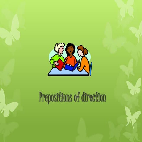 Prepositions verbs movement | PPT