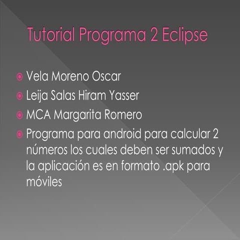 Programa 2