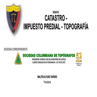 Sociedad Colombiana de Topografos 