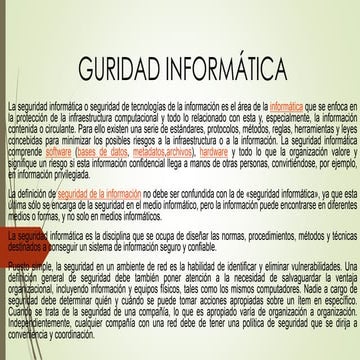 SEGURIDAD INFORMATICA