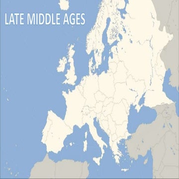 Late middle ages