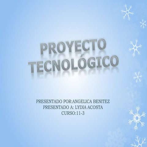 Proyecto Tecnologico