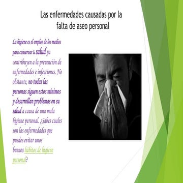 Enfermedades causadas por la falta de aseo personal | PPTX
