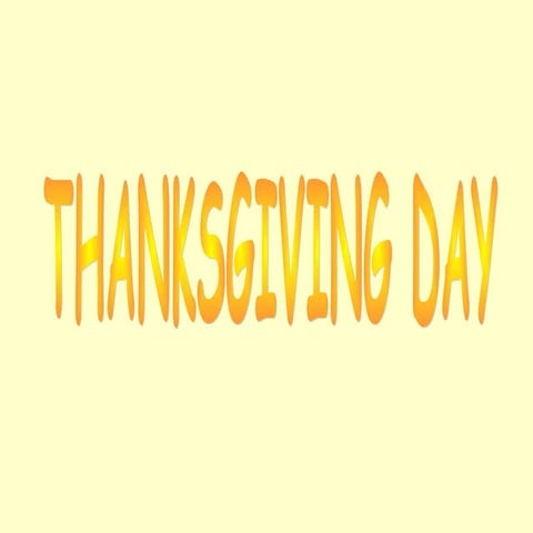 thanksgiving