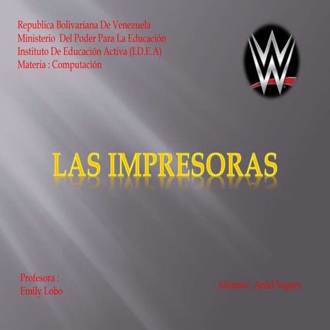 las impresoras