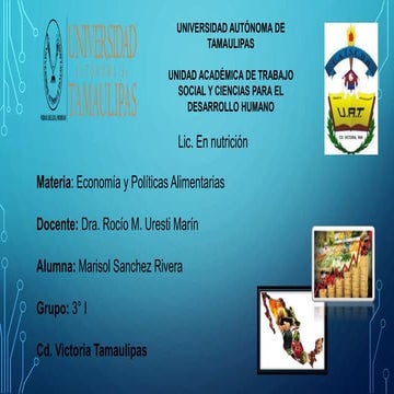 Economia y Politicas Alimentarias