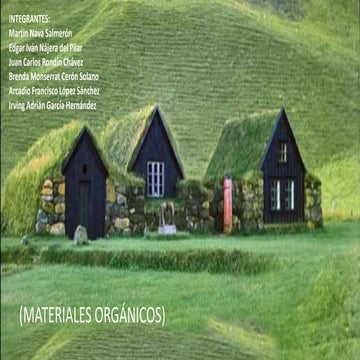 materiales organicos