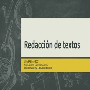 Redacción de textos