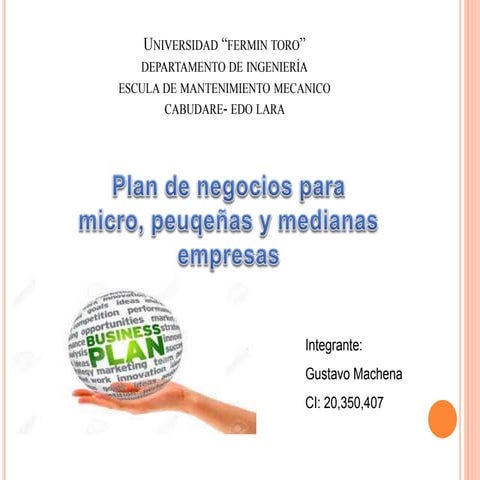 plan de negocios (gustavo marchena)