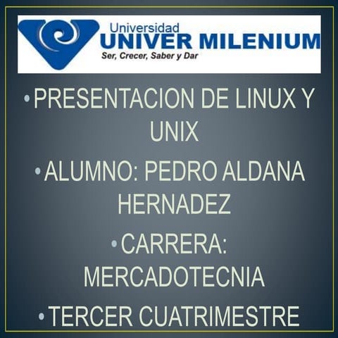Sistema operativo linux | PPTX
