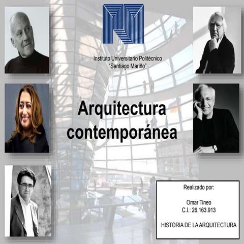 Arquitectura contemporanea