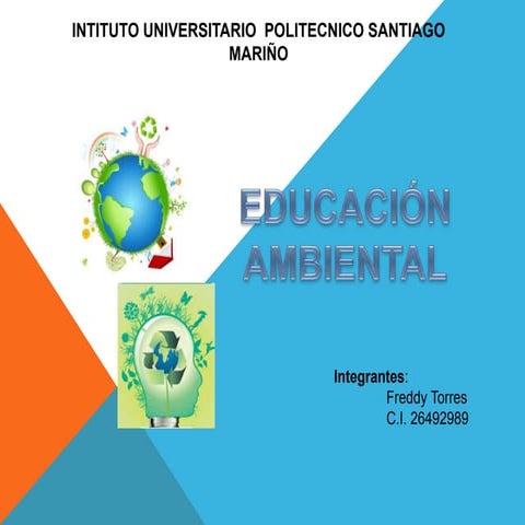EDUCACIÓN AMBIENTAL