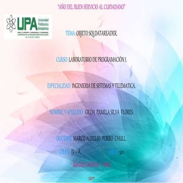 LABORATORIO DE PROGRAMACIÓN I