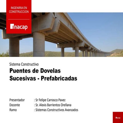 Puentes Dovelas Sucesivas y Prefabricadas