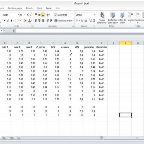 Libreta de calificaciones (DIAPOSITIVAS)