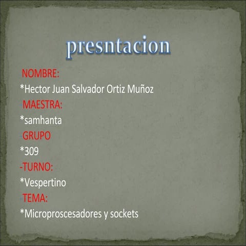 Tipos de sockets | PDF