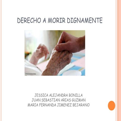 derecho a una muerte digna | PPTX