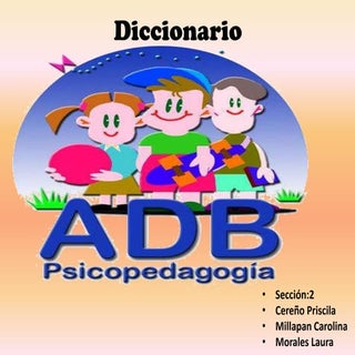 Diccionario psicopedagógico