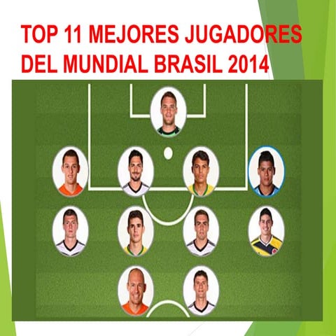 mejores jugadores del mundial 2014