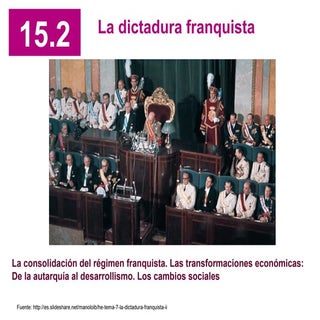 Tema 15 2 La Dictadura Franquista: ...