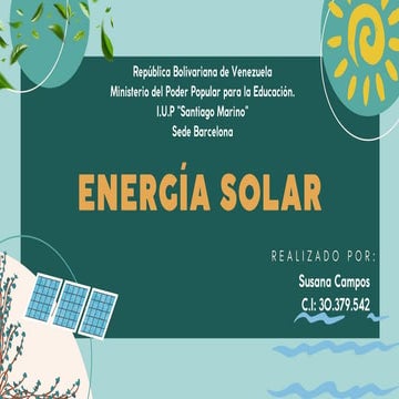 Energía Solar