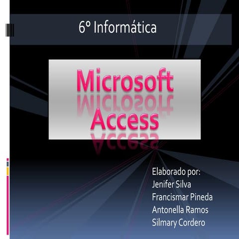 Presentación microsft access
