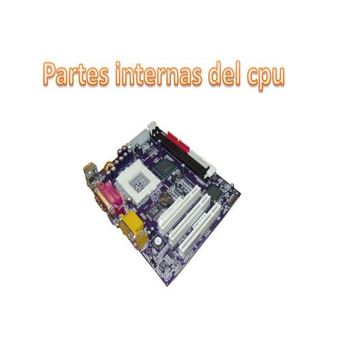 Partes internas del cpu | PDF
