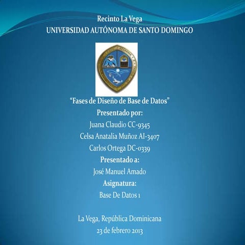 Presentación1 de base de datos