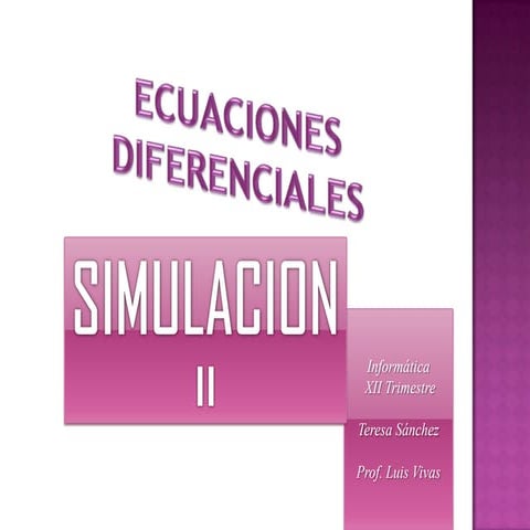 Ecuaciones Diferenciales