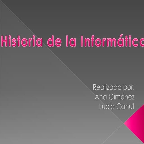 Generaciones de la informatica