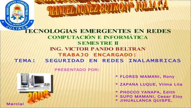 seguridad en redes inalambricas