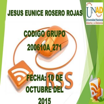Presentación sobre los RSS