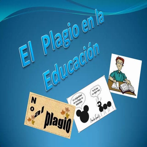 El plagio