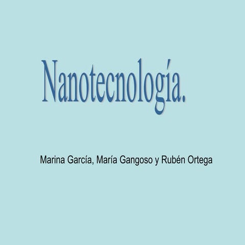Nanotecnología 